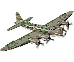 COBI B-17F Flying Fortress™ Memphis Belle, Échelle 1:48, 1376 pièces | Tampographie, Licence Boeing™, Executive Edition, 2 figurines, Socle, Plaque nominative, Éléments fabriqués en Europe, 10+