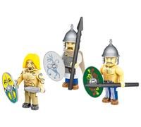 COBI Celtic Warriors Imperium ROMANUM, 38 pièces, 3 Figurines | 3 figurines de barbares, Nouveaux motifs de boucliers et peintures de guerre, Accessoires, Pièces fabriquées dans l'UE, 5+