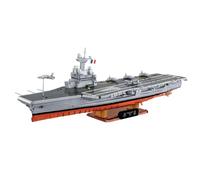 COBI Charles de Gaule Aircraft Carrier modèle en Briques de Construction, 4 272 pièces, échelle 1:300, Licence Marine Nationale, dès 12 Ans