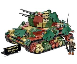 COBI FLAKPANZER IV WIRBELWIND Executive Edition - Véhicule de Combat blindé - Échelle 1:28-8+ - Unisex - Enfants - Historiens, constructeurs de modèles, et à la Fois Adultes et Enfants passionnés