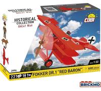Cobi Historical Collection Great War 2996 Fokker DR.I Red Baron 2996
