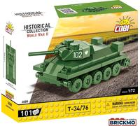 Cobi Historical Collection World War II 3088 T-34 76 3088