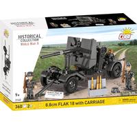 3140 - 8.8CM Flak 18 with carriage - Jeu de Construction