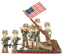 Jeu de construction - COBI - IWO JIMA 1945 - 87 pièces - 6 figurines - Marron