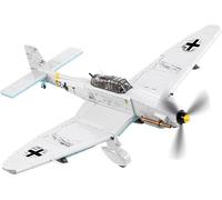 COBI Junkers Ju 87 D-3 STUKA, Échelle 1 :32, 556 pièces, | Pad Printed, 2 figurines, Socle, Verrière ouvrante, Livrée hivernale, Plaque nominative, Pièces fabriquées en Europe, 9+