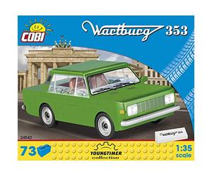 Cobi Lot de 73 Jouets Youngtimer COBI-24542/Wartburg 353, COBI-24542