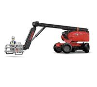 BlueBrixx - Jeu de construction Manitou 280 TJ Collection Youngtimer - 347 pièces - Rouge
