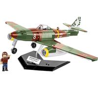 COBI Messerschmitt Me 262A-1a, modèle d’Avion de 505 pièces | Impression tampographique, train rentrant, cockpit ouvrant, pneus en gomme, 1 figurine, socle, plaque, 1:32, UE, dès 8 ans