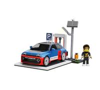 COBI Renault 5 Turbo 3E & EV Station, Échelle 1:35, 238 pièces | Licence Renault, Diorama EV, Figurine, Roues mobiles, Pneus en caoutchouc, Éléments imprimés, Fabriqué dans l’UE, 7+