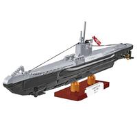 COBI Sous-marin allemand Type VIIB U-52, 1:144, 474 pièces, dès 9 ans | Impressions durables, hélices mobiles, socle avec plaque, modèle historique, fabriqué dans l’UE, 474 pièces, dès 9 ans
