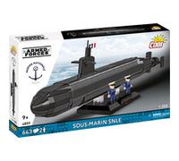 Cobi Jeu de construction Sous-marin SNLE 4859 – 4 en 1 Marine nationale Noir