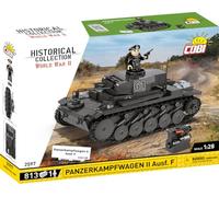 COBI Jeu de construction Panzerkampfwagen II Ausf. F 813 pièces 1:28 Noir