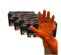COBIC BOITE DE 50 GANTS ORANGE NITRILE PARFAIT POUR LA MECANIQUE - TAILLE XL