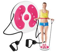 cobmiraln Disque torsadé pour la taille, chuchotement à la taille, taille whisper UK, planche d'équilibre à disque torsadé (avec corde de tirage, massage des pieds), pour amincir la taille, les