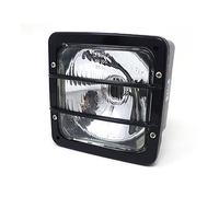 Cobo - 05.132.000 - Phare avant carré avec cadre noir, 3 lumières, pour tracteurs, 140 mm