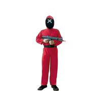 Cobo Regalo, S.L Déguisement de soudeur rouge calamar pour enfant - Taille 10-12 ans