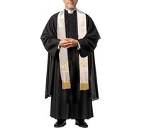 Cobo Regalo, S.L Étole prêtre Asulte Croix dorée pour adulte