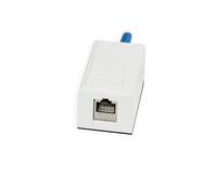 Cobox Prise mural RJ45, Cat 6a, Boitier saillie, autocollant Boitier RJ45 CAT6a UTP Livré complet Boitier + 1 Embase RJ 45 blindé