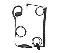 Cobra 2.5mm C-Style Around-The-Ear Headset in-Ear Design, Black