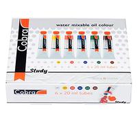 Cobra Peinture à l'huile 25820406 – Lot de 6 x 20 ml
