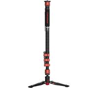 Cobra 3 Monopode C180F,monopode en fibre de carbone avec pieds pour appareil photo,reflex numérique,trépied de base minipod,charge utile jusqu'à 17,6 lb/8 kg,charge max. Hauteur 71""/180cm