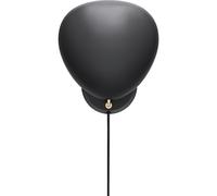 GUBI Applique murale Cobra – Noir – H 33,3 × Ø 16,8 cm