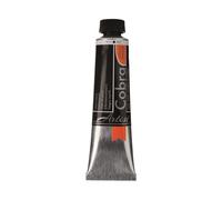 Cobra Artist Couleurs à l'huile mélangeables à l'eau - Noir d'ivoire 701 - Tube de 40 ml - Haute pigmentation - Opaque résistant à la lumière