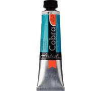 Cobra Artist peinture à l'huile mélangeable à l'eau en tube 40 ml bleu turquoise 522