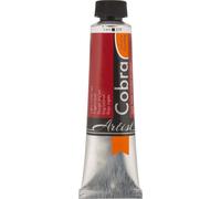 Cobra Artist peinture à l'huile mélangeable à l'eau en tube 40 ml, rouge anglais 339