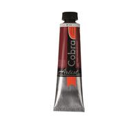 Cobra Artist Tube de couleurs à l'huile mélangeables à l'eau - 40 ml Carmin 318 - Semi-Opaque Haute résistance à la lumière - Sans solvants Peinture professionnelle