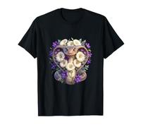 Cobra avec gloires du Matin Ivoire et Fleurs Violettes T-Shirt