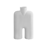 Cobra Grand Vase Moyen Blanc Bulle