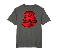 Cobra Kai Cobra Rouge et Noir T-Shirt