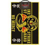 Paillasson - Cobra Kai - No Mercy - Fibre de coco - Antidérapant - 40 x 60 cm