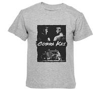 Cobra Kai Karate Kid Final Battle T-Shirt Gris Enfants Garçons Filles Manches Courtes Col Rond Grey Kids M