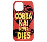 Cobra Kai Never Dies Bold Cobra and Text TV Show Coque pour iPhone 15
