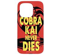Cobra Kai Never Dies Bold Cobra and Text TV Show Coque pour iPhone 15 Pro