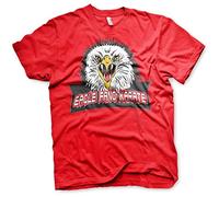 Cobra Kai Officiellement sous Licence Eagle Fang Karate Hommes T-Shirt (Rouge), Large