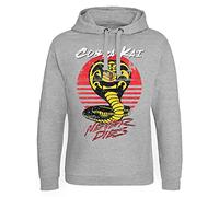 Cobra Kai Officiellement sous Licence Never Dies Epic Sweat À Capuche (Gris-Heather), Small