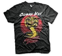 Cobra Kai Officiellement sous Licence Never Dies Hommes T-Shirt (Noir), Small