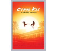 Cobra Kai - Poster - The Saga Continues + cadre interchangeable, Shinsuke® Maxi MDF argenté, vitre acrylique