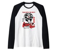 Cobra Kai Retro Ad Train with the Best TV Show Manche Raglan