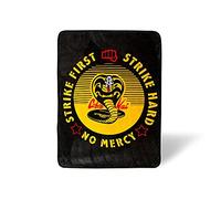 Cobra Kai Strike First Fleece Throw Blanket | 45 x 60 inches
