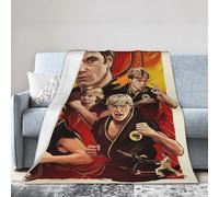 Cobra Kai Tv, Couverture Polaire En Flanelle Ultra Douce - Chaude Et Confortable Pour Le Salon, Le Bureau, La Decoration Du Canape, Les Voyages Toutes Saisons, Accessoire De Maison Poly