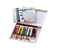 Cobra – Lot de 5 tubes de peinture à l'huile – Couleurs primaires, diluable à l'eau – 20 ml