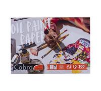 Cobra Paper - Bloc de papier couleurs à l'huile - Format A3 300g - 10 Feuilles Sans Acide Certifié FSC