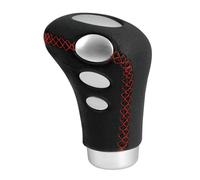 Lampa Cobra 00078 Pommeau de levier de vitesse en cuir noir avec couture rouge