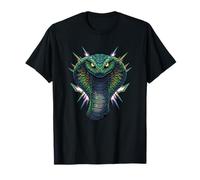 Cobra Serpent Venimeux Tête de Serpent Aggressive Puissance T-Shirt