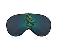 Cobra Snake Sleep Masque pour les yeux Mignon avec les yeux bandés Couvre les yeux pour femmes Hommes Cadeaux