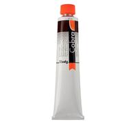Cobra Study Couleurs à l'huile mélangeables à l'eau - Terre d'ombre brûlée 409 - Tube de 200 ml - Semi-Opaque - Haute résistance à la lumière - Peinture sans solvants